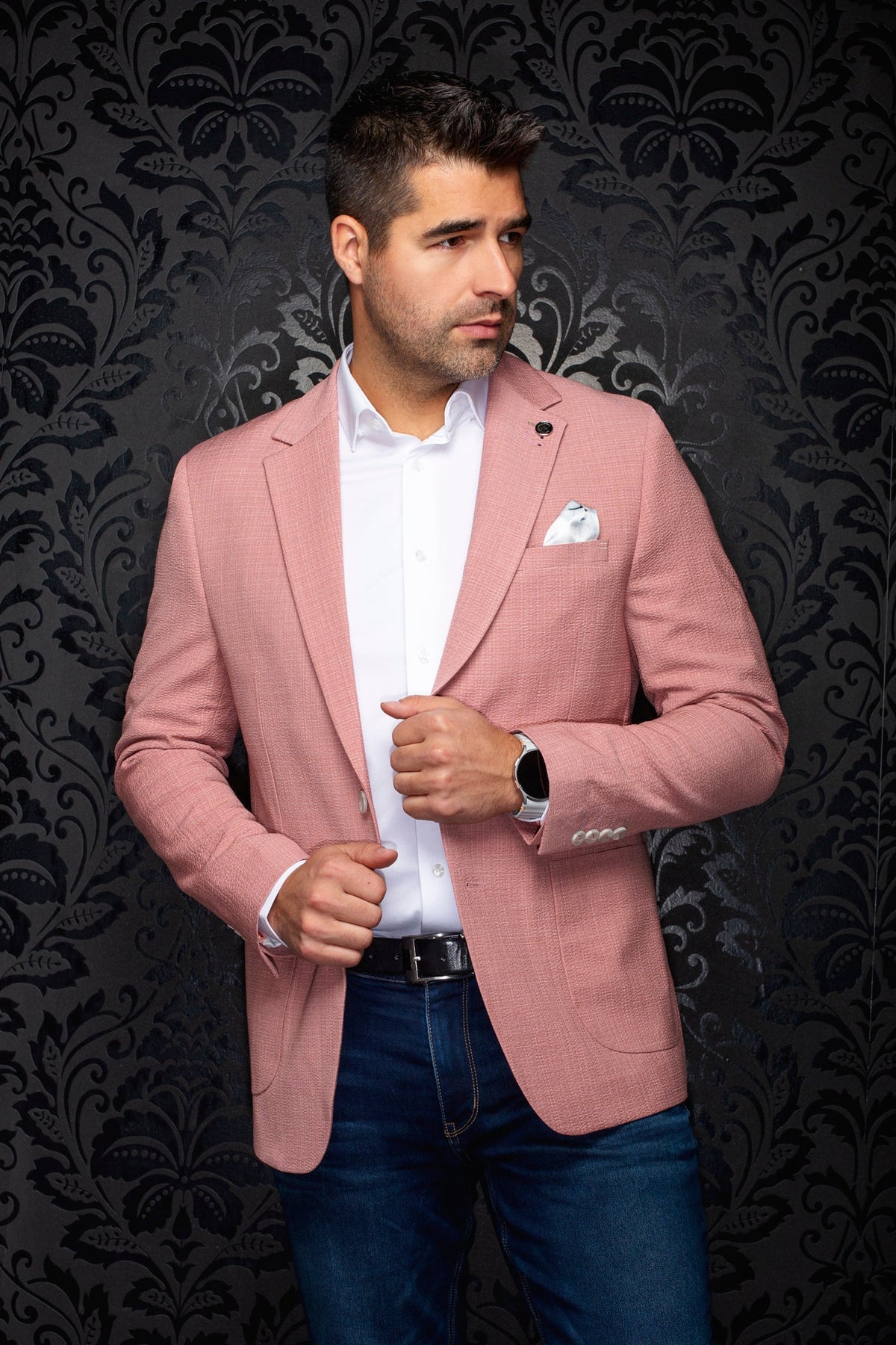 Veston pour homme par Au Noir | JACE Bois De Rose | Machemise.ca, inventaire complet de la marque Au Noir