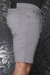 Bermuda shorts for men by Au Noir | JAY SKC Silver | Menshirt, complete inventory of the Au Noir brand