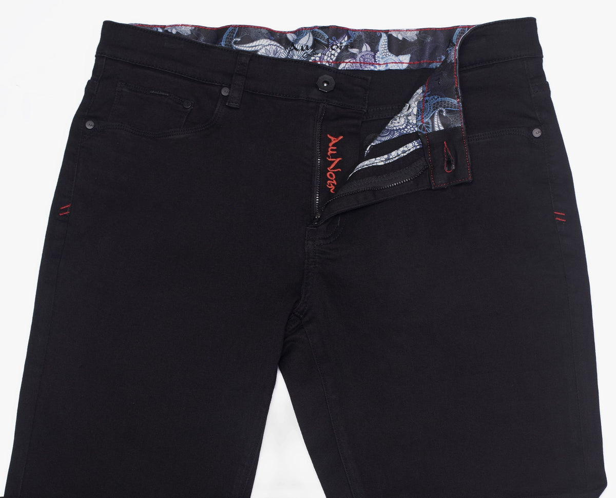 Jeans for men by Au Noir | JOHNNY-SRD Pure Black | Menshirt, complete inventory of the Au Noir brand