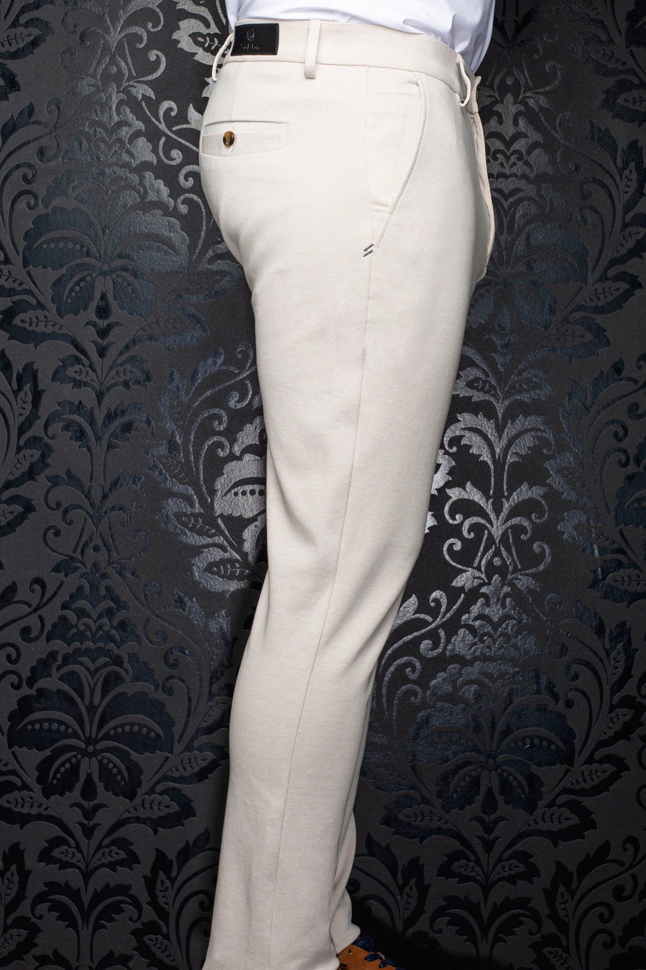Pantalon pour homme par Au Noir | KAEL BERETTA Beige | Machemise.ca, inventaire complet de la marque Au Noir