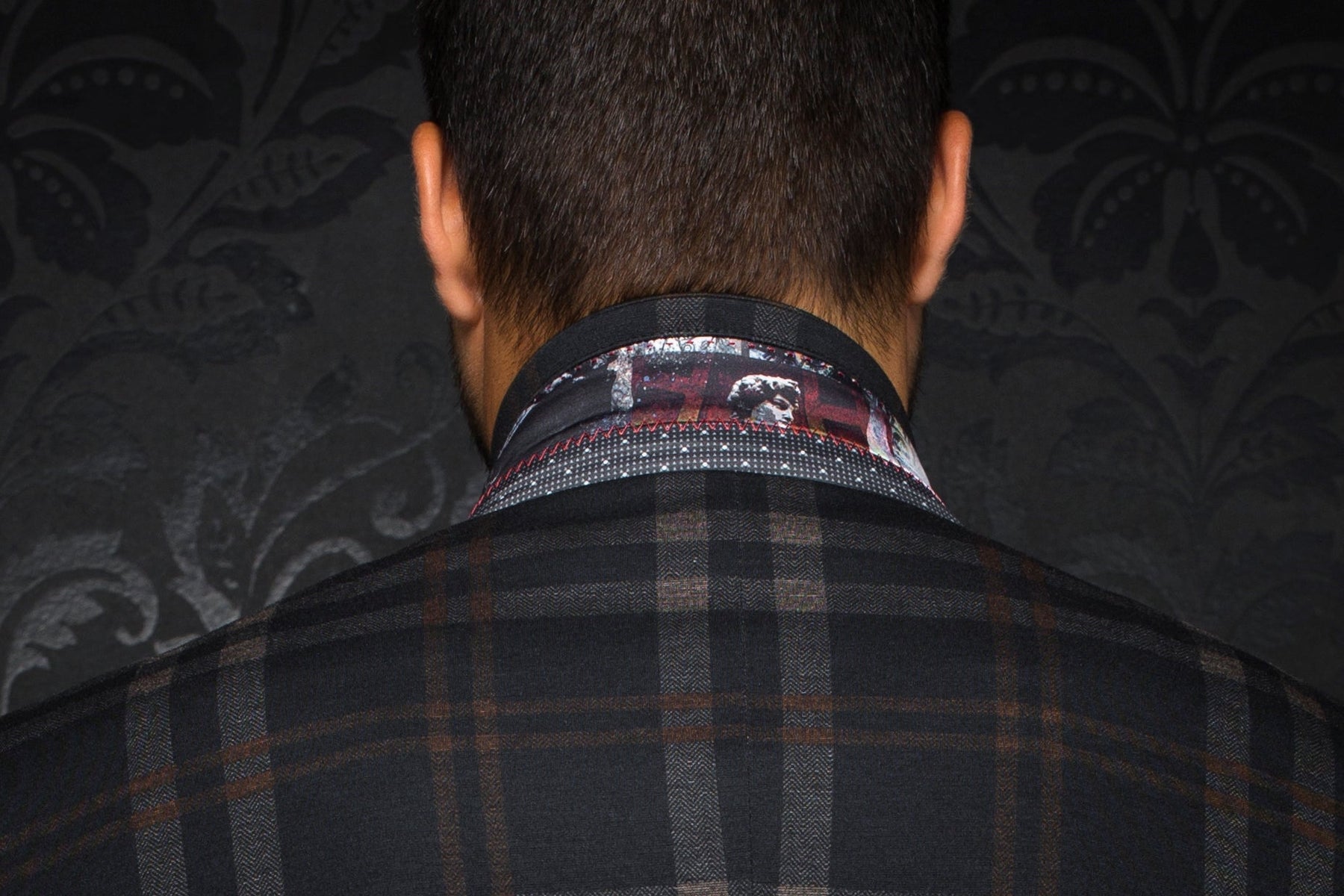 Blazer for men by Au Noir | LEONARDO Rust Black/Black Rust | Menshirt.com, complete inventory of the Au Noir brand