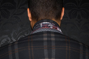 Blazer for men by Au Noir | LEONARDO Rust Black/Black Rust | Menshirt.com, complete inventory of the Au Noir brand