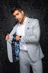 Veston pour homme par Au Noir | LIAM Gris | Machemise.ca, inventaire complet de la marque Au Noir