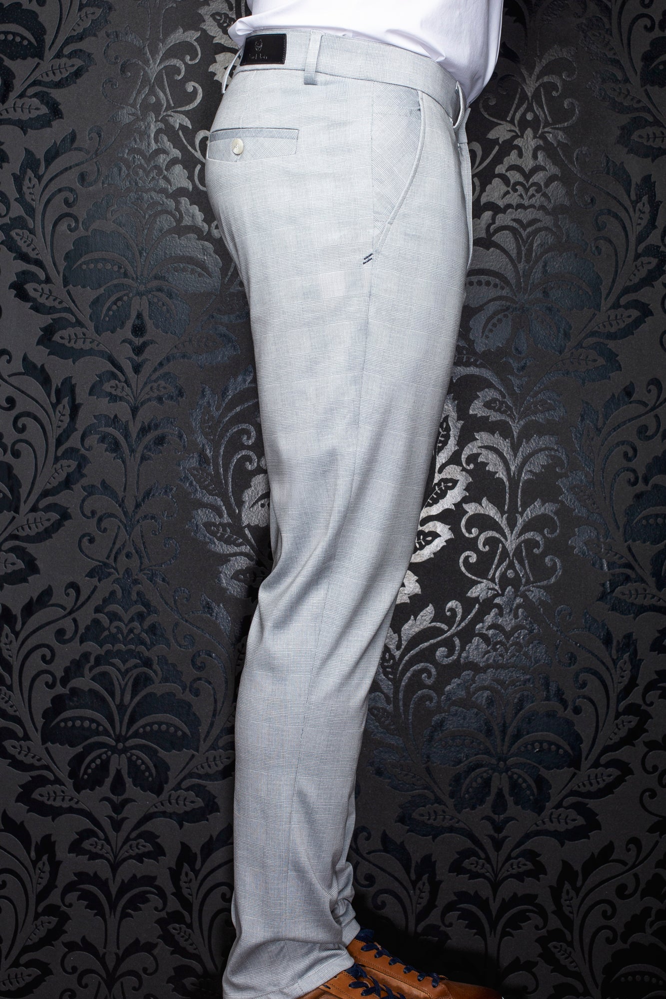 Pantalon pour homme par Au Noir | LIAM BERETTA Gris | Machemise.ca, inventaire complet de la marque Au Noir