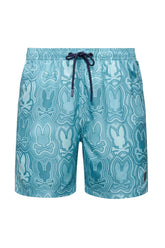 Maillot short pour homme par Psycho Bunny | MB1000003 Bleu Laiteux | Machemise.ca, vêtements mode pour hommes