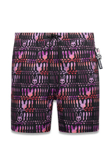 Psycho Bunny men's black swim shorts, product view