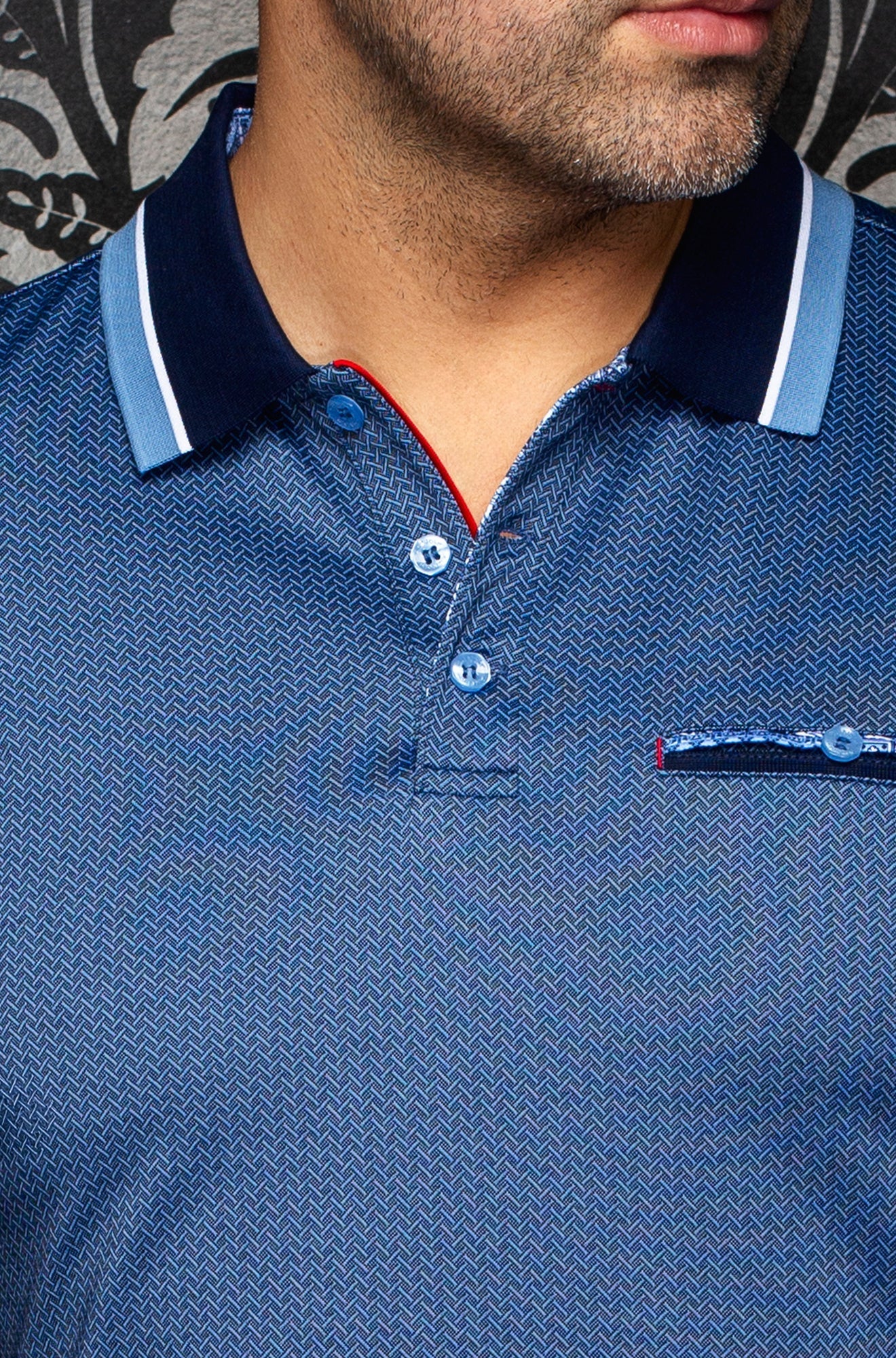 Polo pour homme par Au Noir | MOJAVE Marine | Machemise.ca, inventaire complet de la marque Au Noir
