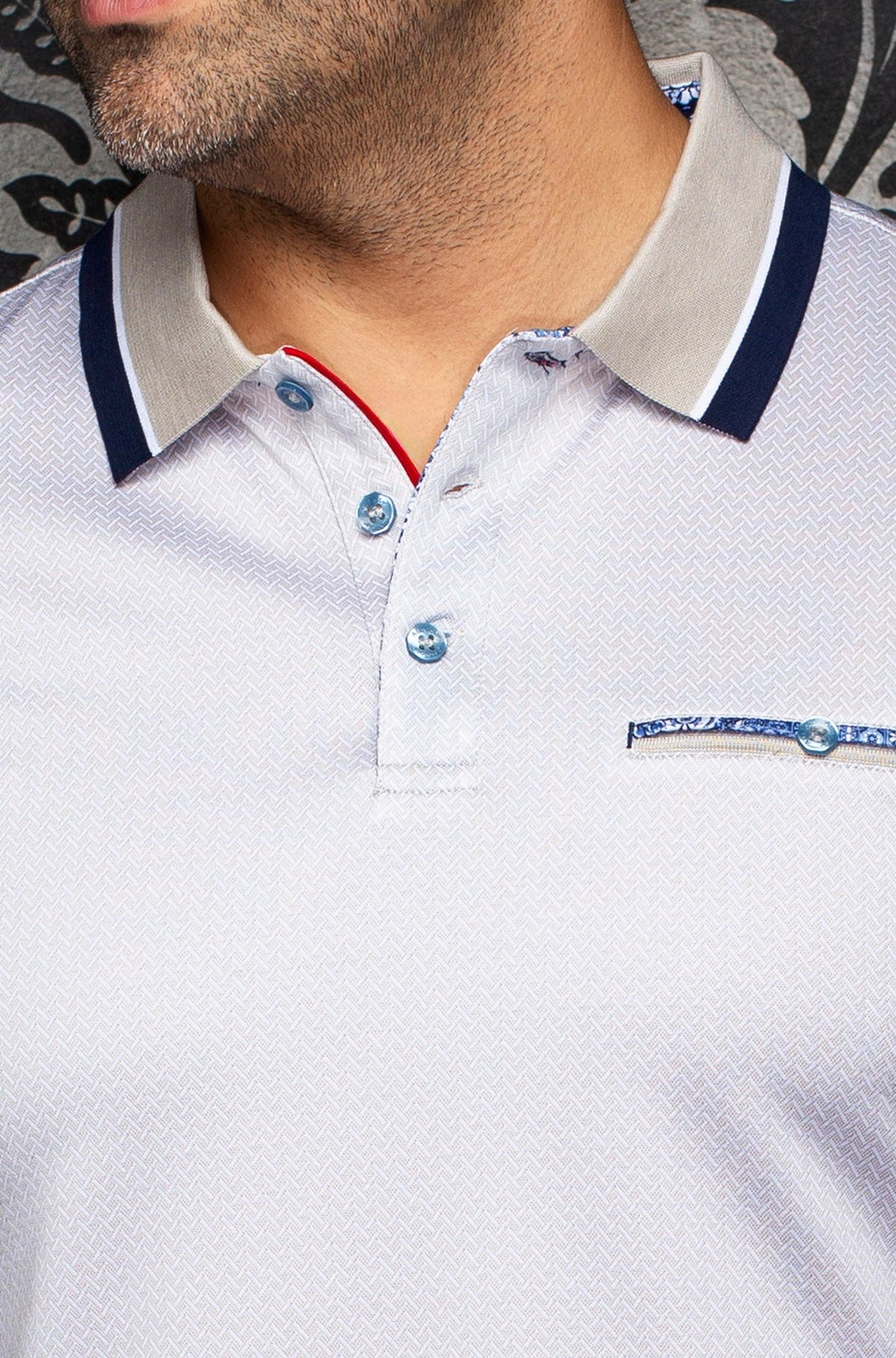 Polo pour homme par Au Noir | MOJAVE Sable | Machemise.ca, inventaire complet de la marque Au Noir