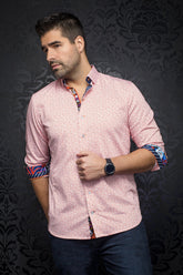 Long sleeve shirt for men by Au Noir | MOZI Orange | Menshirt, complete inventory of the Au Noir brand