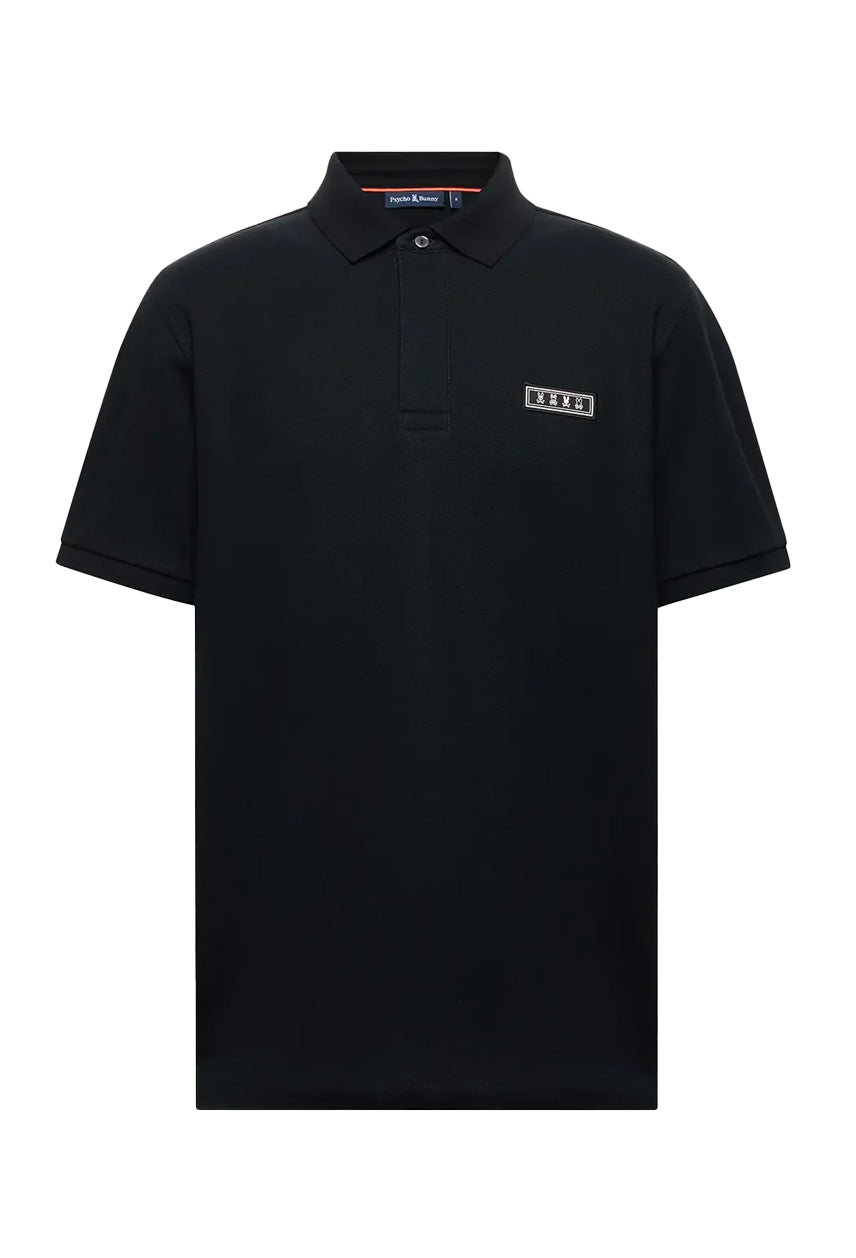 Polo pour homme par Psycho Bunny | MT0100011 Noir | Machemise.ca, vêtements mode pour hommes