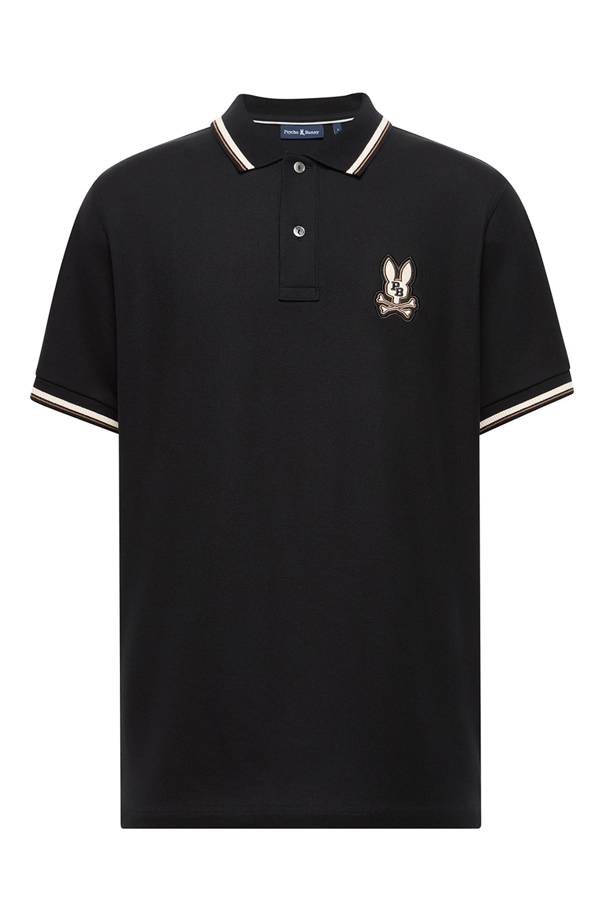 Polo sport pour homme par Psycho Bunny | MT0100044 Noir | Machemise.ca, vêtements mode pour hommes