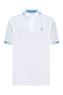 Polo pour homme par Psycho Bunny | MT0100117 Blanc | Machemise.ca, vêtements mode pour hommes