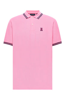 Polo pour homme par Psycho Bunny | MT0100127 Rose Bégonia | Machemise.ca, vêtements mode pour hommes