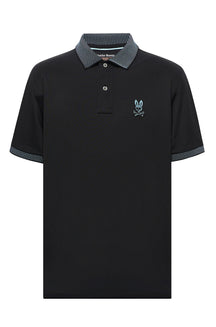 Polo pour homme par Psycho Bunny | MT0100130 Noir | Machemise.ca, vêtements mode pour hommes