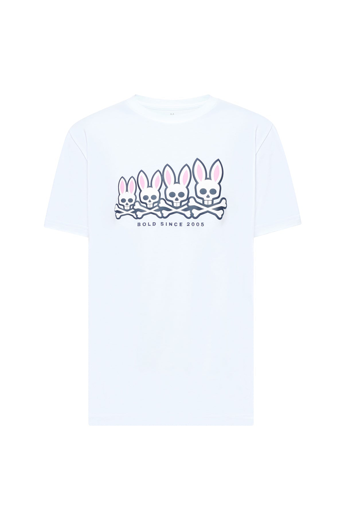 T-shirt à motif lapin dégradé pour homme par Psycho Bunny | MT0200029 Blanc | Machemise.ca, vêtements mode pour hommes