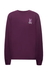 Chandail manches longues pour homme par Psycho Bunny | MT0200103 Violet puissant | Machemise.ca, vêtements mode pour hommes