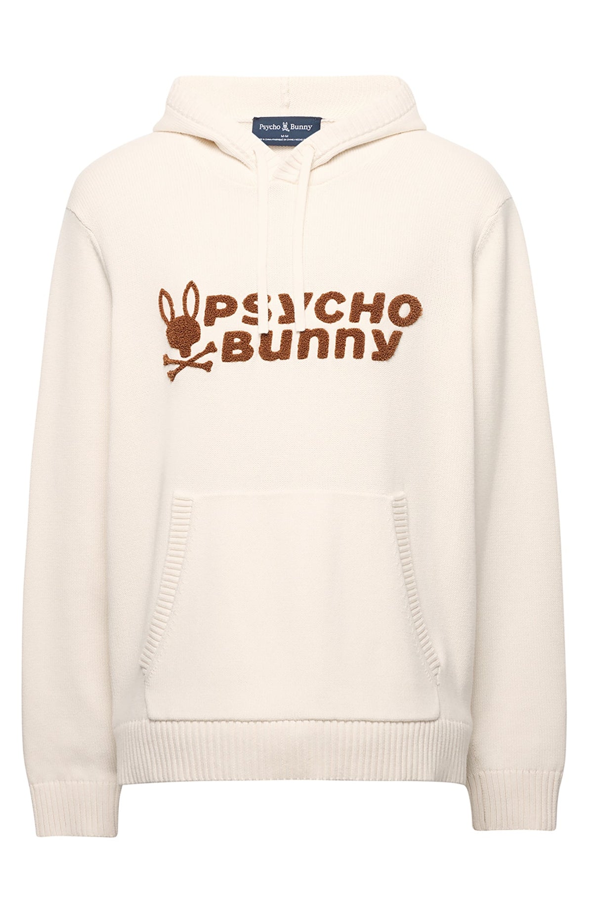Coton ouaté pour homme par Psycho Bunny | MT0400014 Gris Bonnet Blanc | Machemise.ca, vêtements mode pour hommes