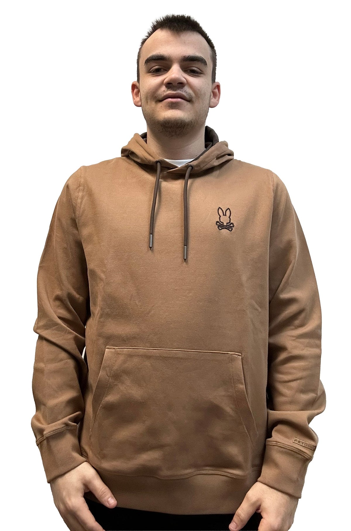 Coton ouaté pour homme par Psycho Bunny | MT0500044 Noix de coco grillée | Machemise.ca, vêtements mode pour hommes