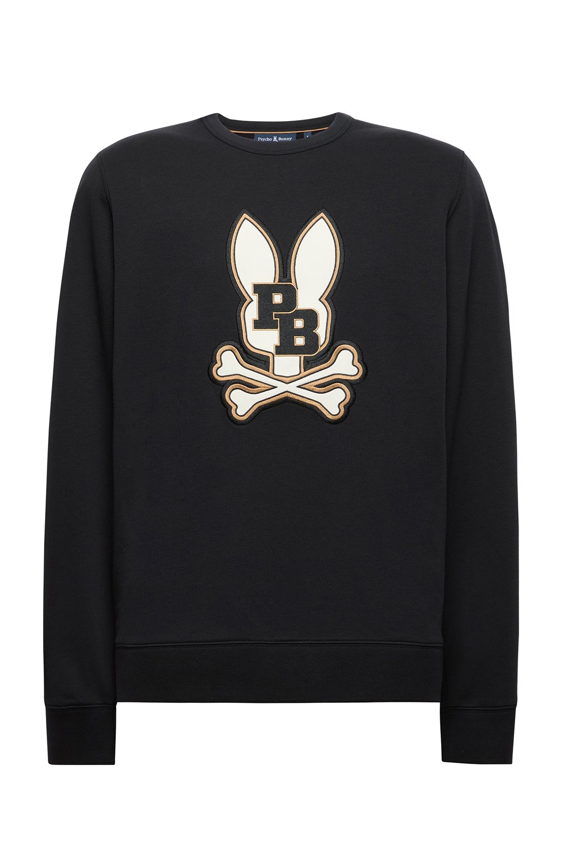 Chandail manches longues pour homme par Psycho Bunny | MT0500047 Noir | Machemise.ca, vêtements mode pour hommes