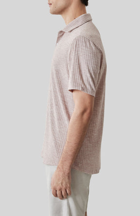 Chemise M.C. pour homme par Robert Barakett | RB61130 Anton Corail Ombré | Boutique Vvög, vêtements mode pour homme et femme