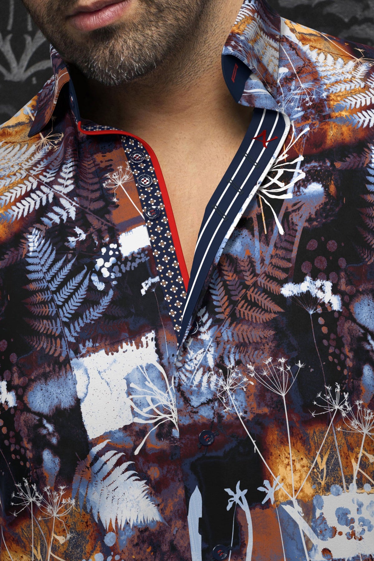 Knit long sleeve shirt for men by Au Noir | OLSON Tobacco | Menshirt.com, complete inventory of the Au Noir brand