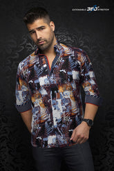 Knit long sleeve shirt for men by Au Noir | OLSON Tobacco | Menshirt.com, complete inventory of the Au Noir brand