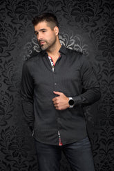 Chemise manches longues en Knit pour homme par Au Noir | PALMA Noir | Machemise.ca, inventaire complet de la marque Au Noir