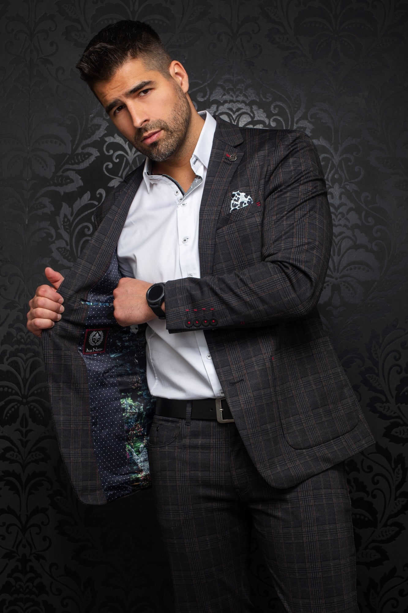 Blazer for men by Au Noir | PECK Brown | Menshirt.com, complete inventory of the Au Noir brand