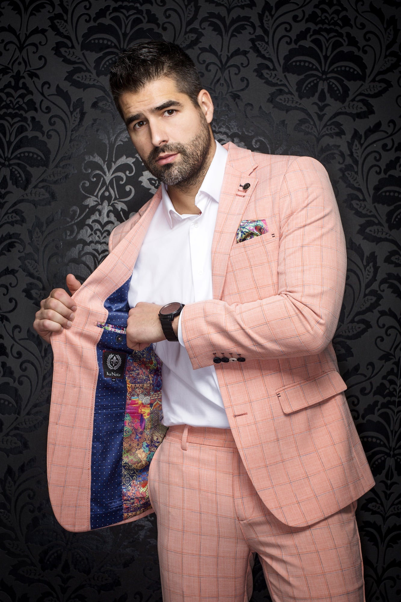 Blazer for men by Au Noir | PICCOLI Orange | Menshirt, complete inventory of the Au Noir brand
