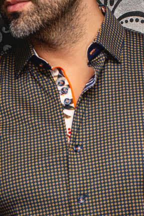 Knit long sleeve shirt for men by Au Noir | POLGAR Denim | Menshirt, complete inventory of the Au Noir brand