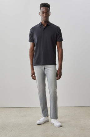Polo à manches courtes pour homme par Robert Barakett | RB31088 Ragdan Noir | Machemise.ca, vêtements mode pour hommes