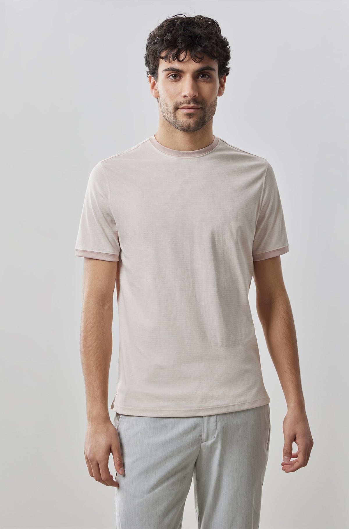 T-Shirt en Knit pour homme par Robert Barakett | Forester RB41068 Rose | Boutique Vvög, vêtements mode pour homme et femme