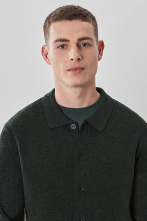 Cardigan pour homme par Robert Barakett | Bristol RB41567 Olive | Boutique Vvög, vêtements mode pour homme et femme