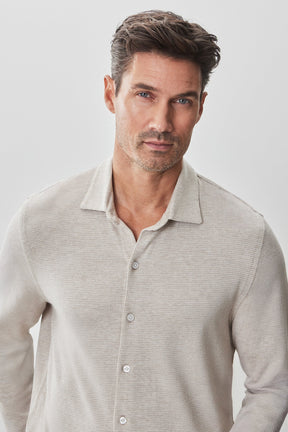 Chemise manches longues pour homme par Robert Barakett | RB51070 Dobston Anthracite | Machemise.ca, vêtements mode pour hommes
