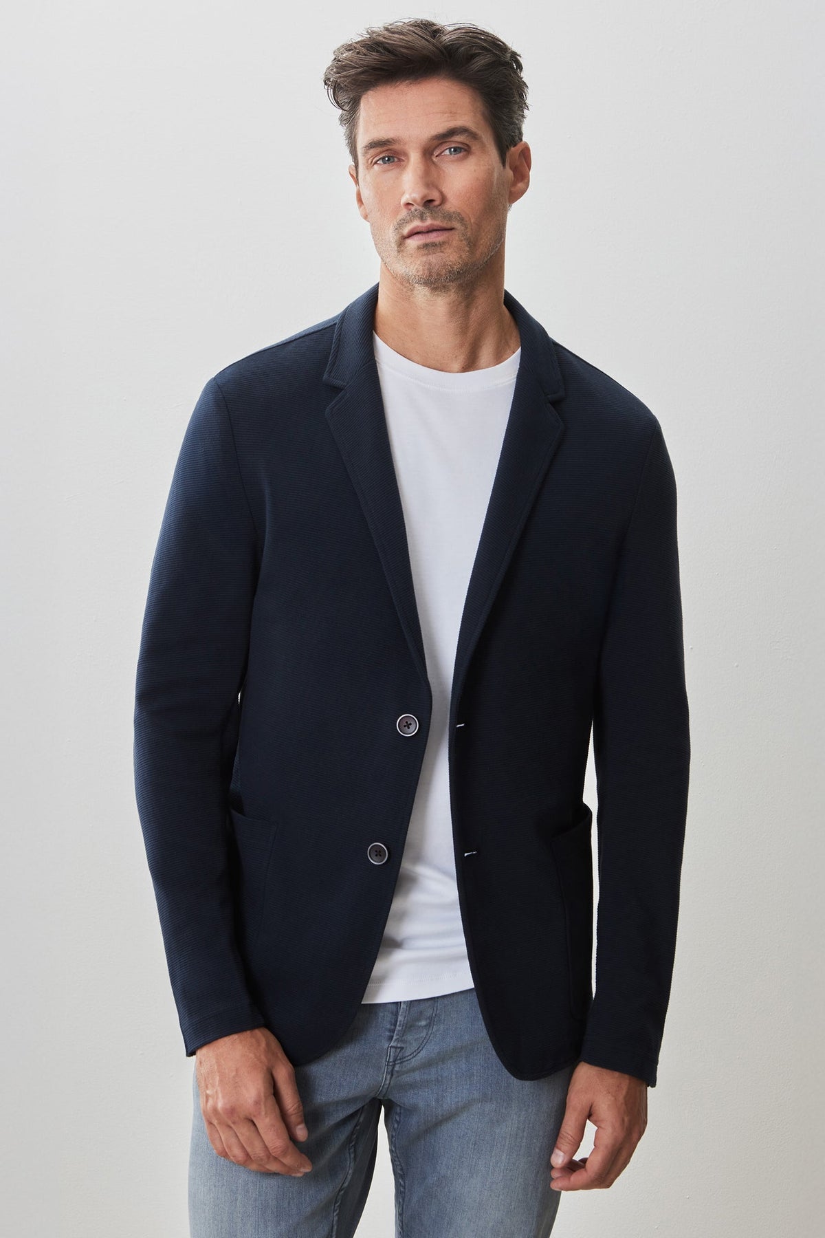 Veston sport pour homme par Robert Barakett | RB51094 Dulwich Bleu Marine | Machemise.ca, vêtements mode pour hommes