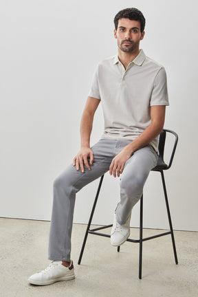 Polo pour homme par Robert Barakett | Modesto RB51125 Sable | Machemise.ca, vêtements mode pour hommes