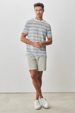 T-Shirt pour homme par Robert Barakett | RB51177 Masino Bleu | Machemise.ca, vêtements mode pour hommes