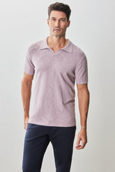 Polo à manches courtes pour homme par Robert Barakett | RB51196 South Shore Corail | Machemise.ca, vêtements mode pour hommes