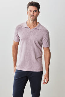Polo à manches courtes pour homme par Robert Barakett | RB51196 South Shore Corail | Machemise.ca, vêtements mode pour hommes