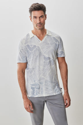 Polo à manches courtes pour homme par Robert Barakett | RB51203 Asher Gris | Machemise.ca, vêtements mode pour hommes