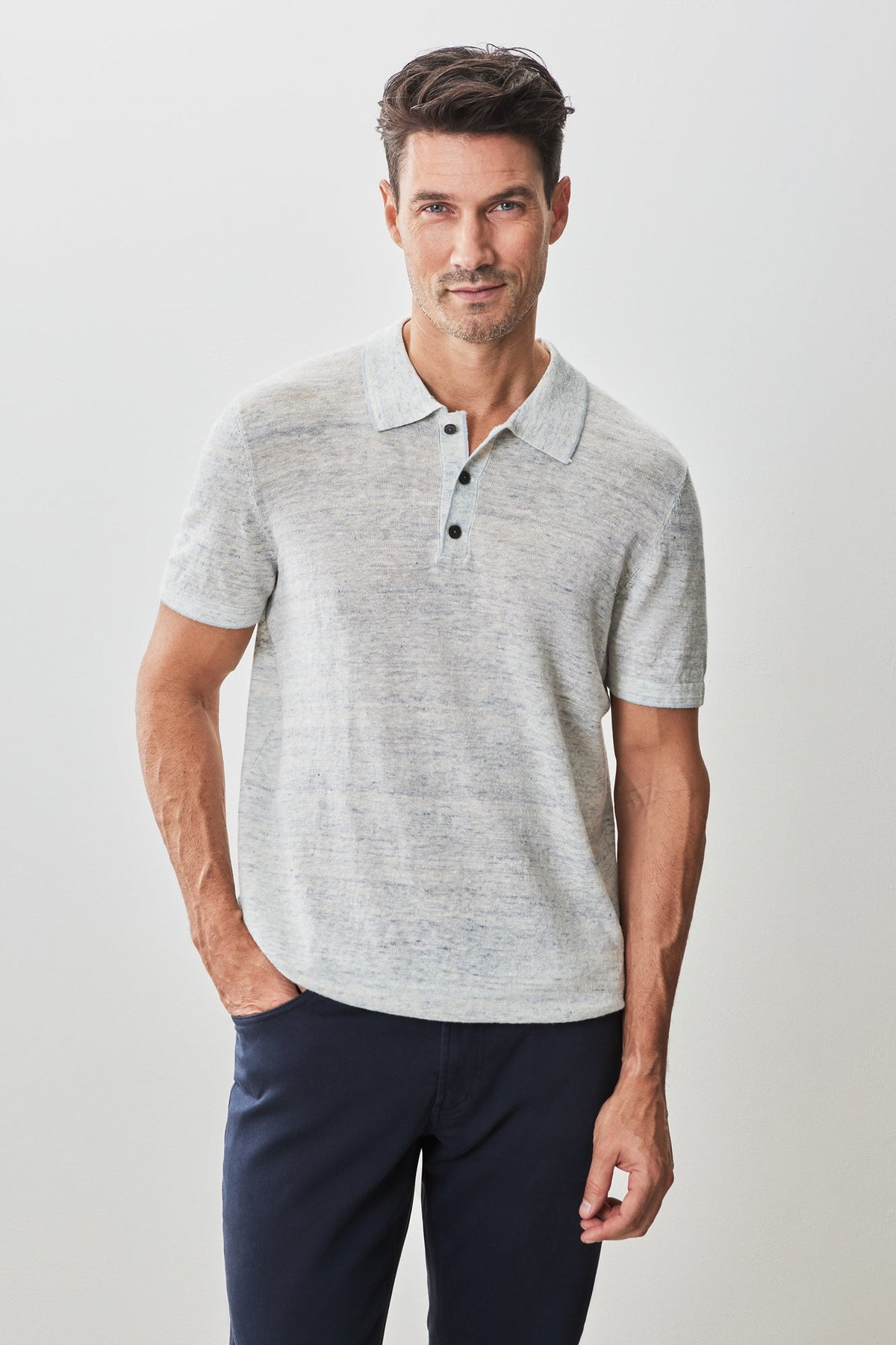 Polo pour homme par Robert Barakett | RB51207 Costa Bleu | Machemise.ca, vêtements mode pour hommes