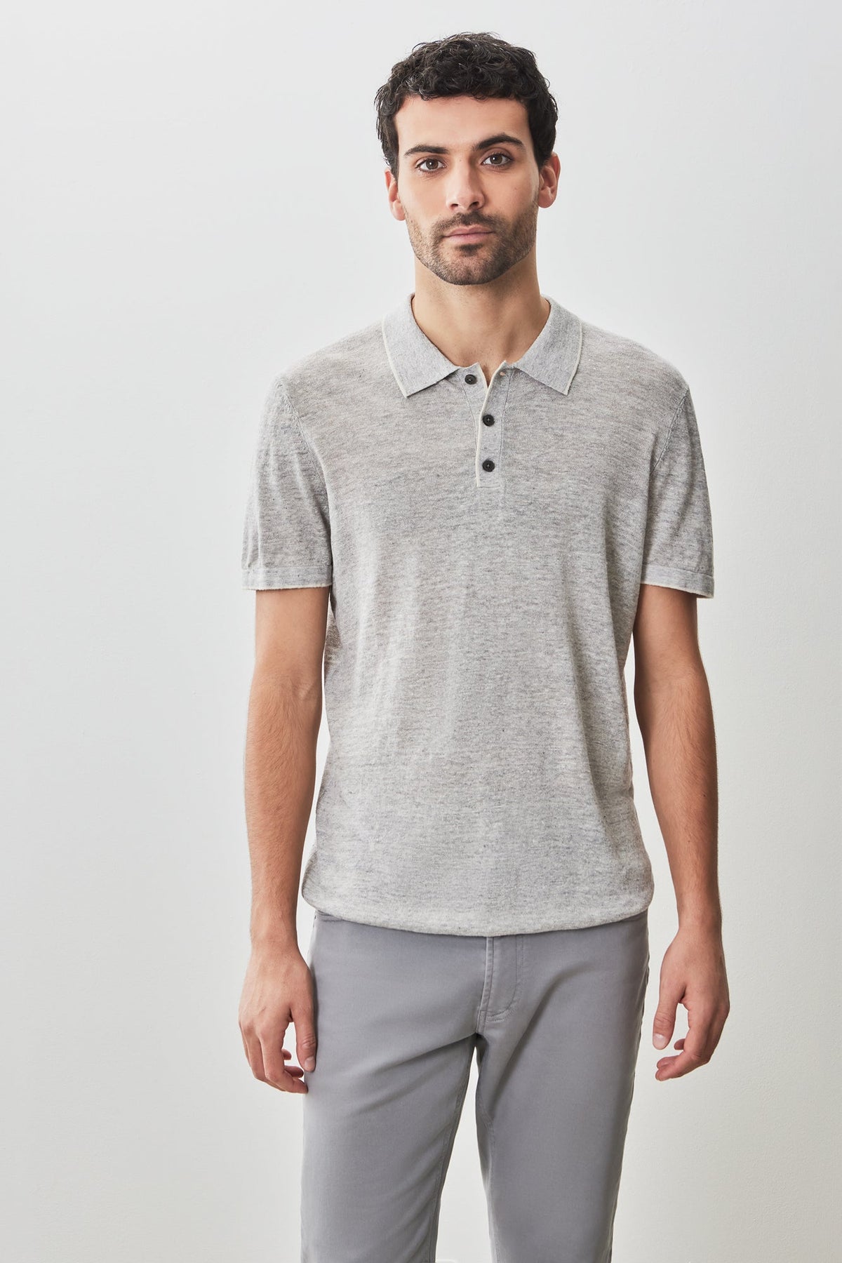 Polo pour homme par Robert Barakett | RB51207 Costa Gris | Machemise.ca, vêtements mode pour hommes