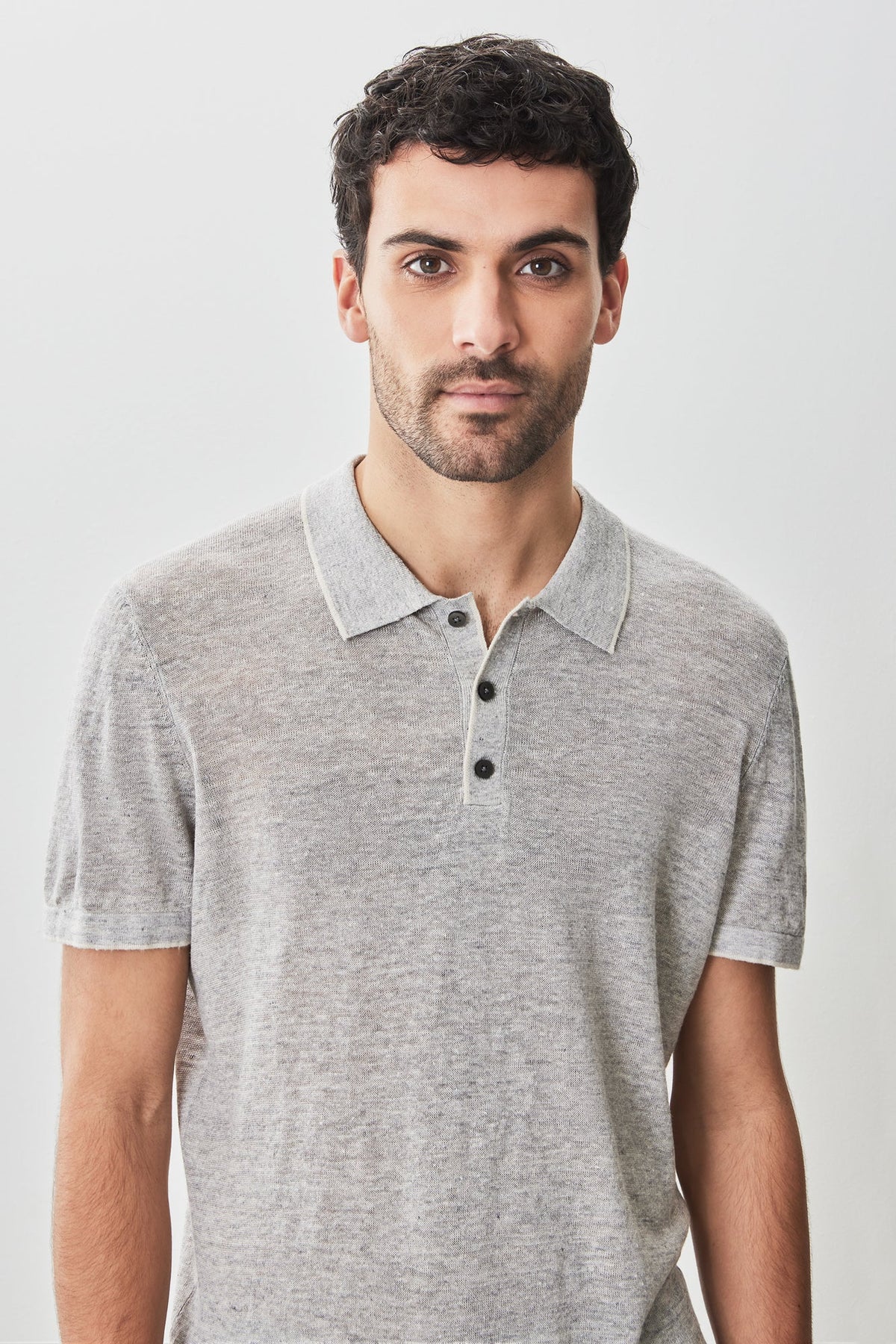 Polo pour homme par Robert Barakett | RB51207 Costa Gris | Machemise.ca, vêtements mode pour hommes