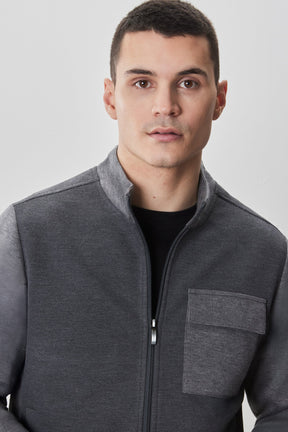 Veste pour homme par Robert Barakett | RB52189 Isaak Charbon | Machemise.ca, vêtements mode pour hommes
