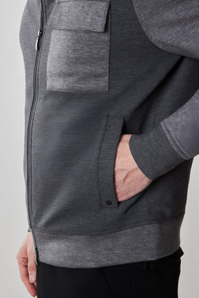 Veste pour homme par Robert Barakett | RB52189 Isaak Charbon | Machemise.ca, vêtements mode pour hommes