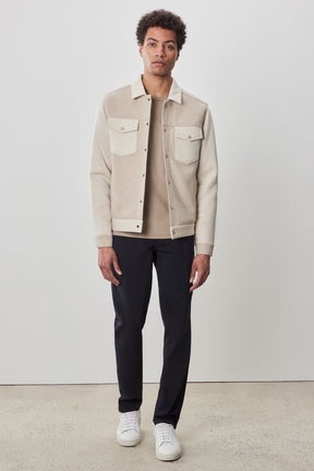 Veste boutonnée pour homme par Robert Barakett | RB52190 Isaak Tan | Machemise.ca, vêtements mode pour hommes