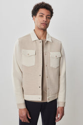 Veste boutonnée pour homme par Robert Barakett | RB52190 Isaak Tan | Machemise.ca, vêtements mode pour hommes