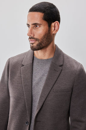 Veston en tricot uni pour homme par Robert Barakett | RB52246 Blum Brun | Machemise.ca, vêtements mode pour hommes