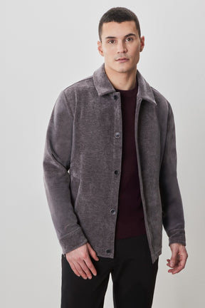 Surchemise pour homme par Robert Barakett | RB52332 Rhodes Gris | Machemise.ca, vêtements mode pour hommes