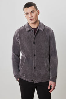 Surchemise pour homme par Robert Barakett | RB52332 Rhodes Gris | Machemise.ca, vêtements mode pour hommes